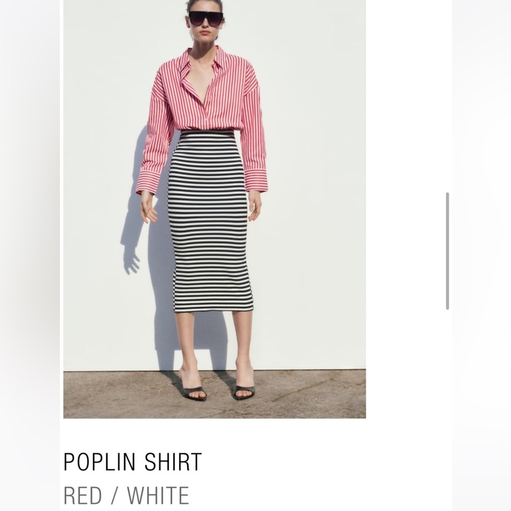 Zara Poplin Shirt